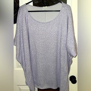 ODDY Light Purple Patterned Blouse